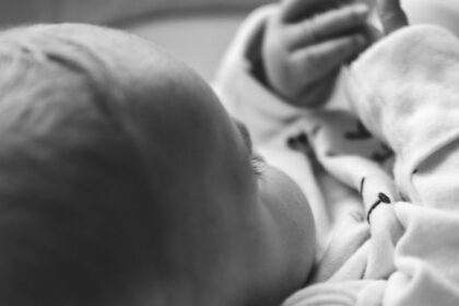 adorable baby black and white 2895154 scaled