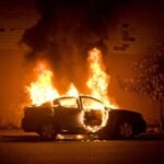 αυτοκίνητο φωτιά