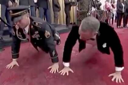 tom hanks pushup