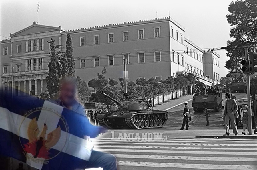 , Φθιώτιδα: Χαμός με τον δημοτικό Σύμβουλο Στυλίδας που πόζαρε με την&#8230; σημαία της Χούντας! -ΦΩΤΟ