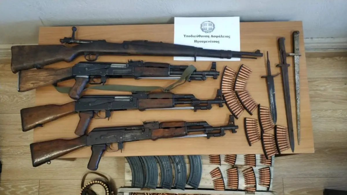 , Θεσπρωτία &#8211; Όπλα: Έρευνα για οπλοστάσιο με Καλάσνικοφ που βρέθηκε σε σπίτι