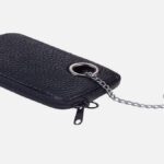 Μπρελόκ Με Δερμάτινο Πορτοφολάκι Alex Μαύρο 3