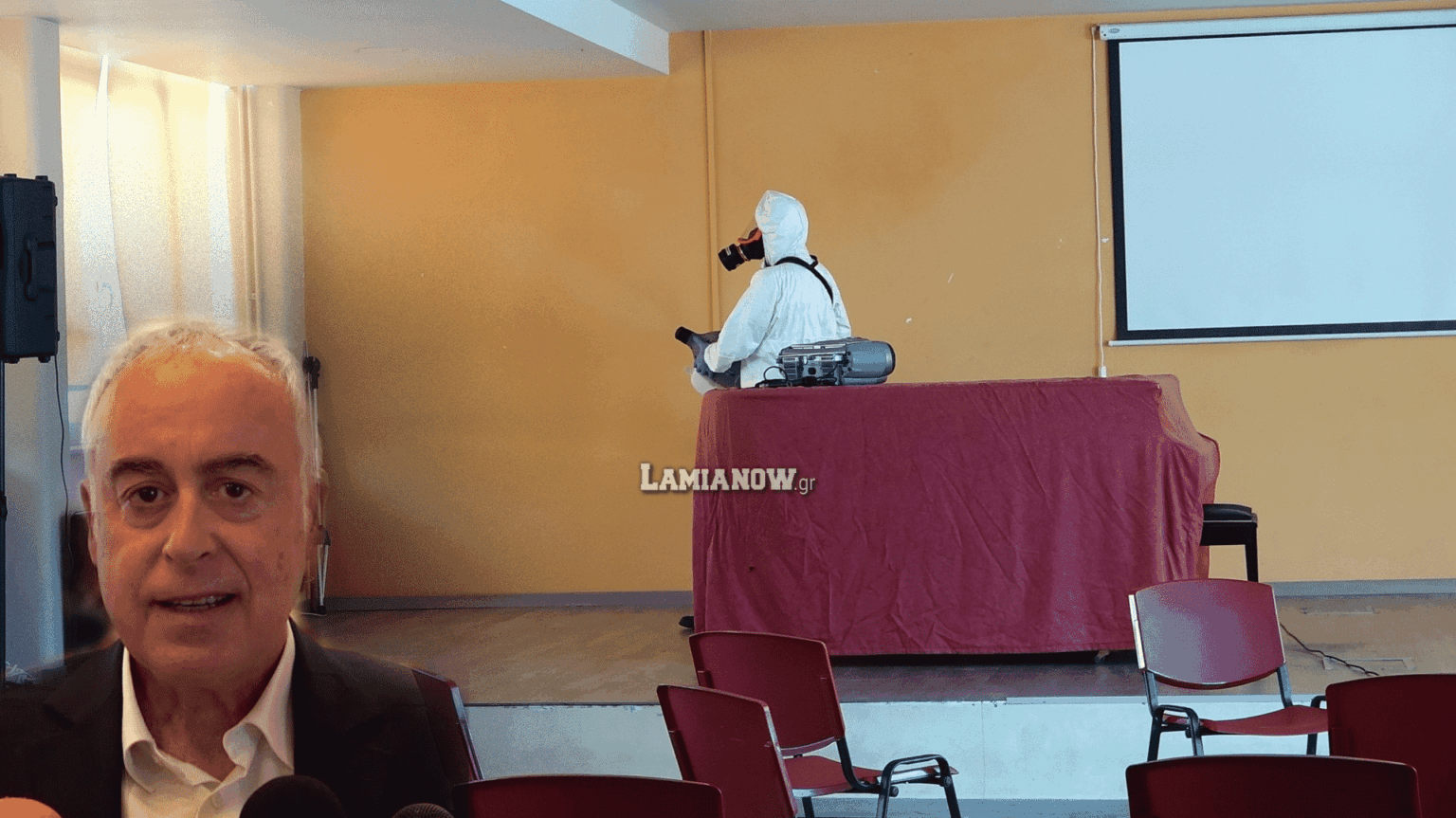 απολυμανασεις σχολεία δήμου λαμιέων