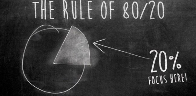 the rule of 80 20