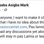 διάψευση Ασίγκμπα