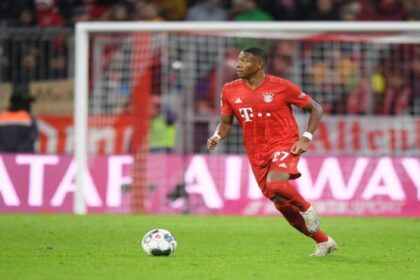 David Alaba FC Bayern Muenchen vs VfL Wolfsburg 2019