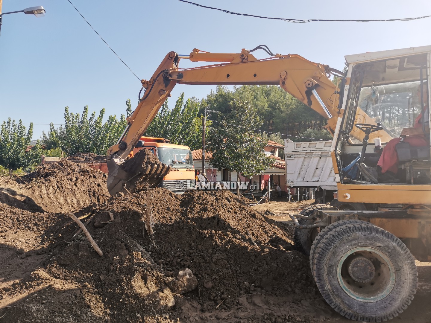 Εργασίες αποκατάστασης Δήμος Λαμιέων στις πληγείσες περιοχές