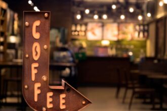coffee shop sign