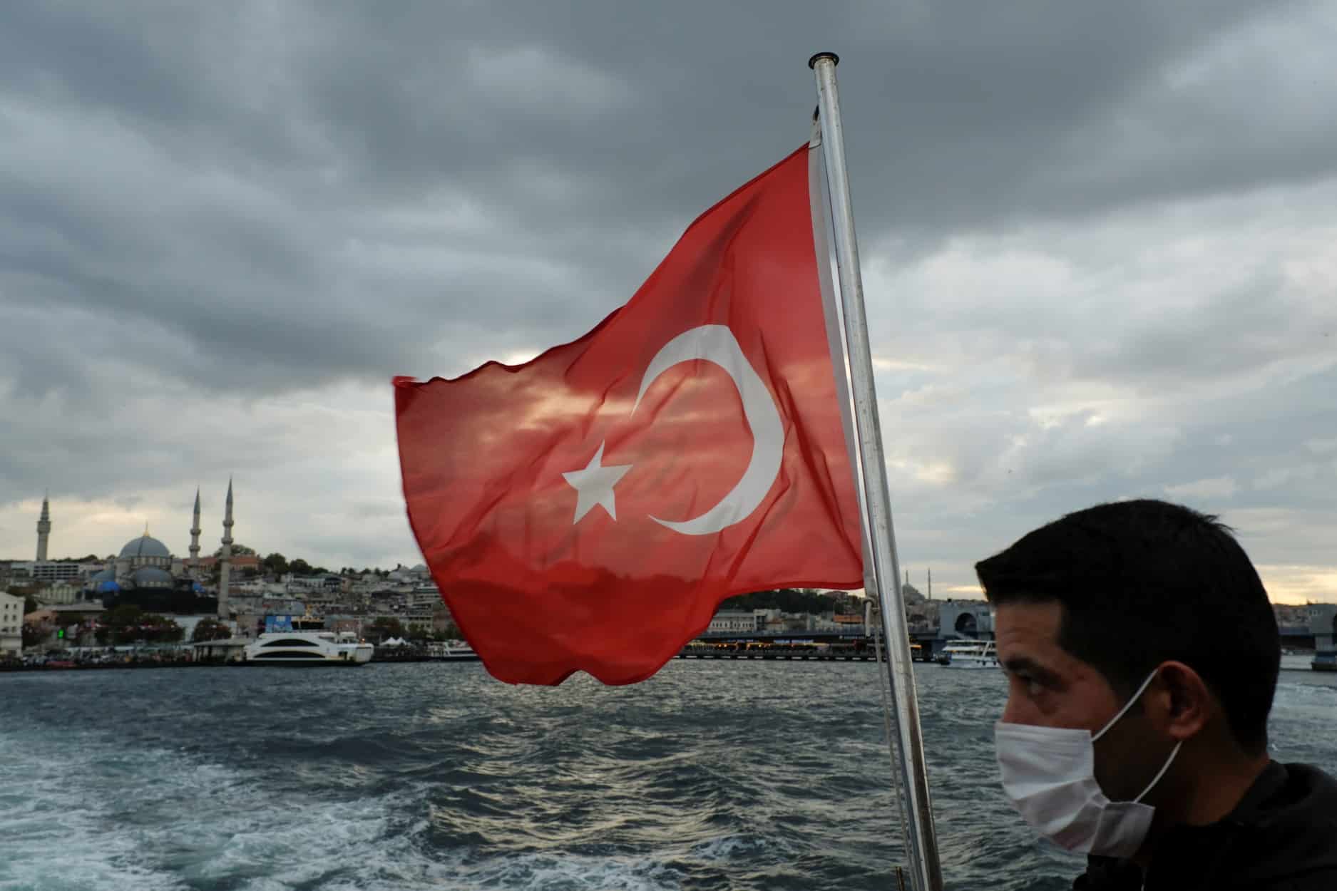 TURKEY FLAG SEA REUTERS 21 10 2020