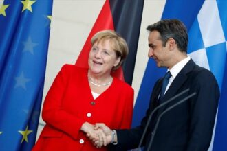 mitsotakis merkel