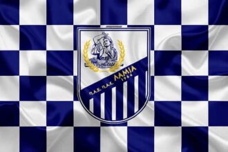 soccer pas lamia 1964 emblem logo hd wallpaper preview