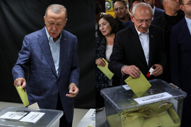 , Εκλογές στην Τουρκία: Ψήφισαν Ερντογάν και Κιλιτσντάρογλου