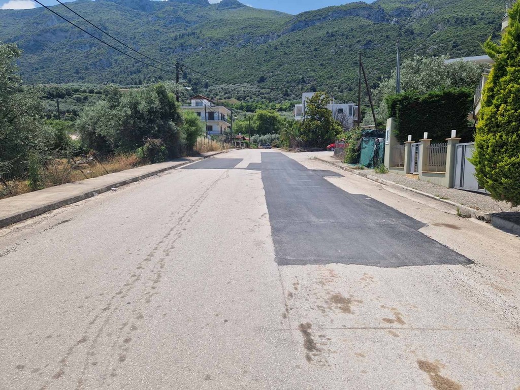 , Ολοκληρώθηκαν οι εργασίες αποκατάστασης του οδοστρώματος στην οδό Αγίου Νικολάου στον Άγιο Κωνσταντίνο