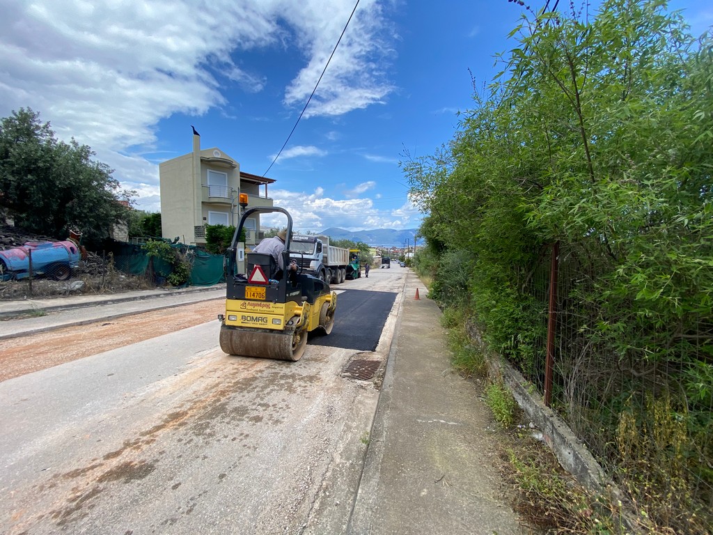 , Ολοκληρώθηκαν οι εργασίες αποκατάστασης του οδοστρώματος στην οδό Αγίου Νικολάου στον Άγιο Κωνσταντίνο