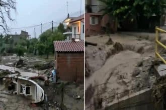 , «Πνίγεται» η βόρεια Εύβοια από την κακοκαιρία Elias: «Κατακλυσμός» στο Μαντούδι, πλημμύρισαν χείμαρροι στο Πευκί