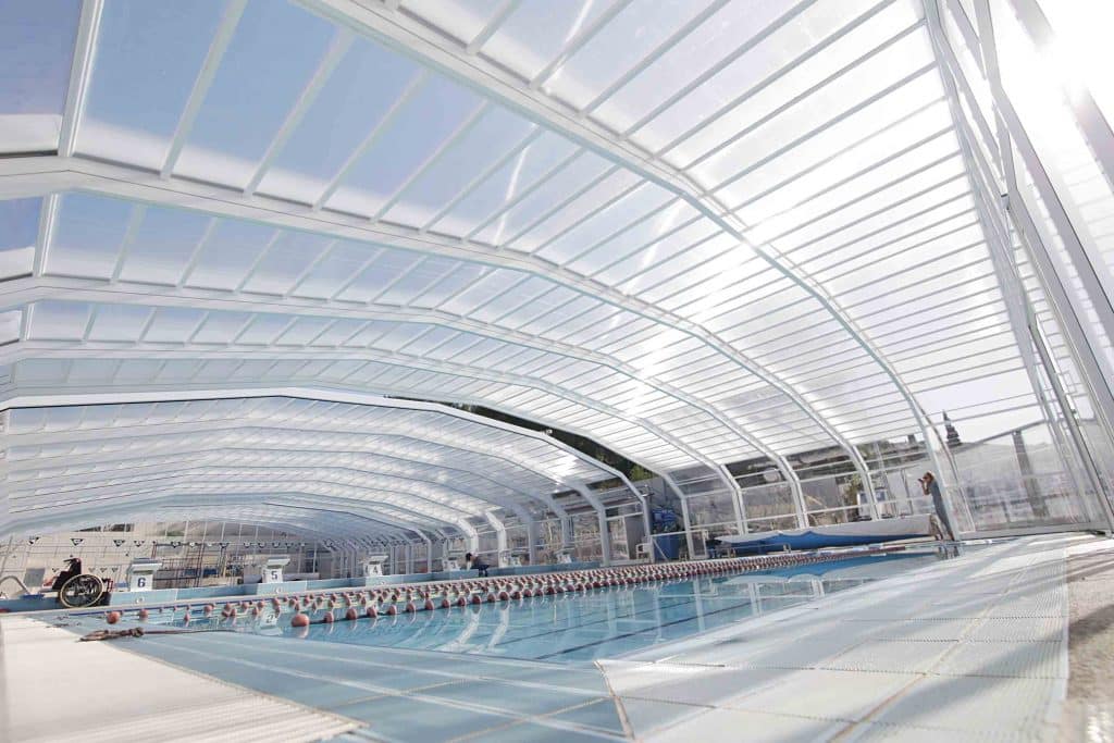 , Λαμία : Παραδόθηκε το νέο προκατασκευασμένο στέγαστρο στο ανοιχτό κολυμβητήριο &#8211; ΦΩΤΟ