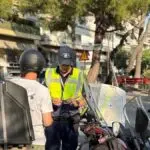 Αστυνομικοί έλεγχοι σε δίκυκλο με έμφαση στη χρήση κράνους στη Φθιώτιδα