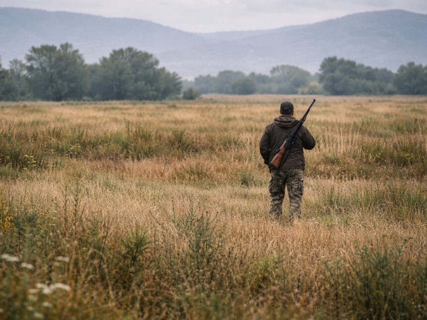 Κυνηγός σε ανοιχτό πεδίο