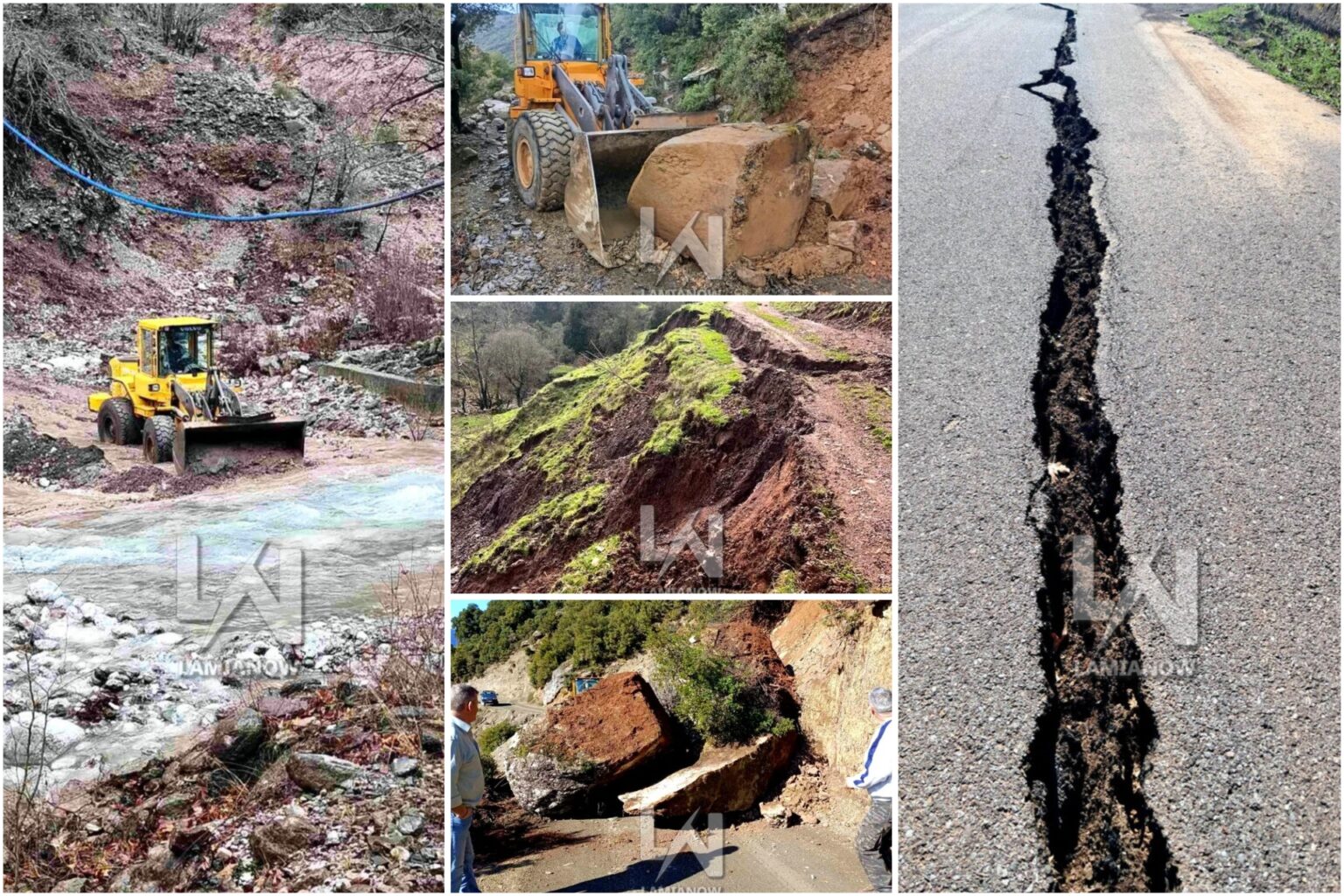 Εικόνες βιβλικής καταστροφής στα Άγραφα από την κακοκαιρία