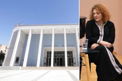 Η πρόεδρος του ΔΗΠΕΘΕ Ρούμελης Βίβιαν Αργύρη