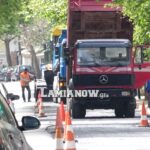 'Εργα ασφαλτόστρωσης Λαμία