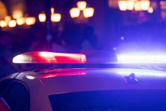 police car lights