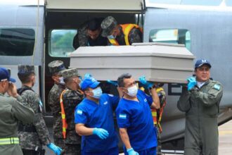 honduras plane crash casket
