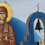 Εικόνα με αναφορά στο εορτολόγιο της 25ης Ιουνίου και την Αγία Φεβρωνία