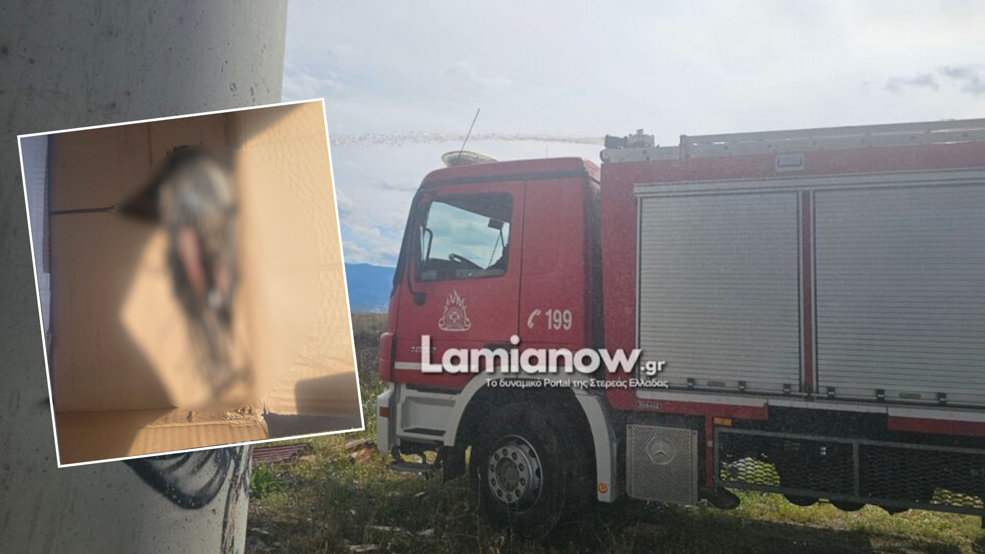 Πυροσβεστικά οχήματα επιχειρούν στον κάμπο της Ανθήλης με καπνούς από τη φωτιά στο σημείο
