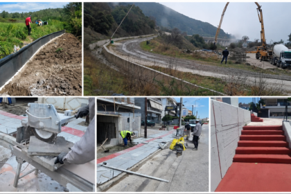 Τεχνικές παρεμβάσεις του Δήμου Λαμιέων σε γειτονιά με εργασίες υποδομών