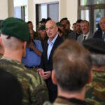 Ο Νίκος Δένδιας στην τελετή έναρξης λειτουργίας του 1ου Κέντρου Μετεκπαίδευσης Εφεδρείας στον Αυλώνα
