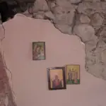 Ζημιές σε σπίτι στην Εύβοια μετά τους σεισμούς στη Δαφνούσα και το Προκόπι