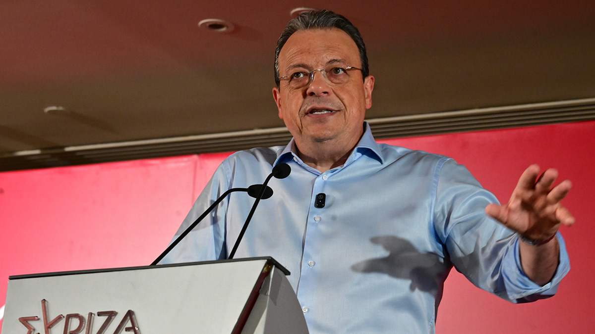Ο Σωκράτης Φάμελλος στο συνέδριο του ΣΥΡΙΖΑ-ΠΣ