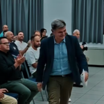 Ο Νικόλας Φαραντούρης σε πολιτική εκδήλωση στη Στυλίδα