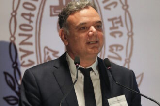 Ο Γιώργος Διδασκάλου κατά τη διάρκεια επίσημης παρουσίας του ως Γενικός Γραμματέας του υπουργείου Πολιτισμού