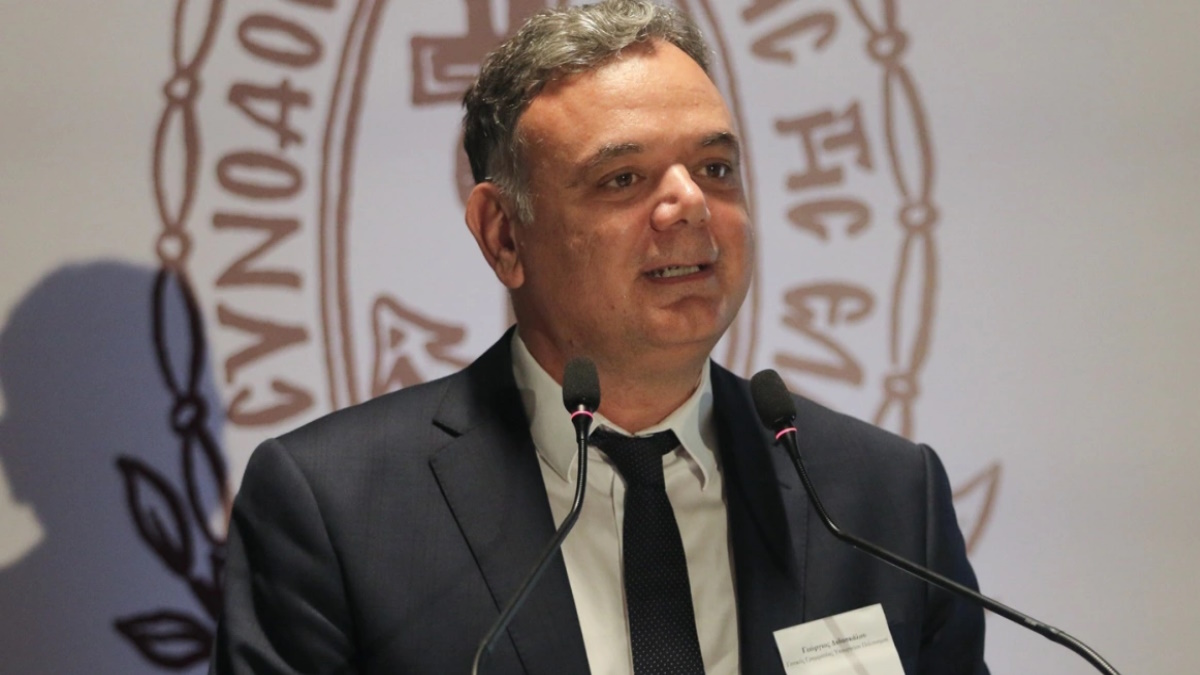 Ο Γιώργος Διδασκάλου κατά τη διάρκεια επίσημης παρουσίας του ως Γενικός Γραμματέας του υπουργείου Πολιτισμού