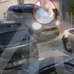 Οδικό επεισόδιο στο Ίλιον με αυτοκίνητα σε στενό δρόμο διπλής κατεύθυνσης