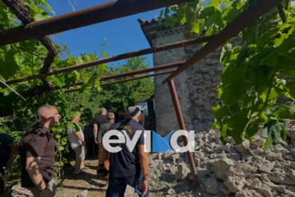 Αυτοψία σε κατοικίες στην Εύβοια μετά τους σεισμούς
