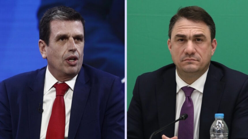 Ο Δημήτρης Καιρίδης στη Βουλή κατά τη διάρκεια πολιτικής συζήτησης