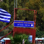 Ναυαγοσωστικός πύργος σε παραλία της Καβάλας μετά την κακοκαιρία