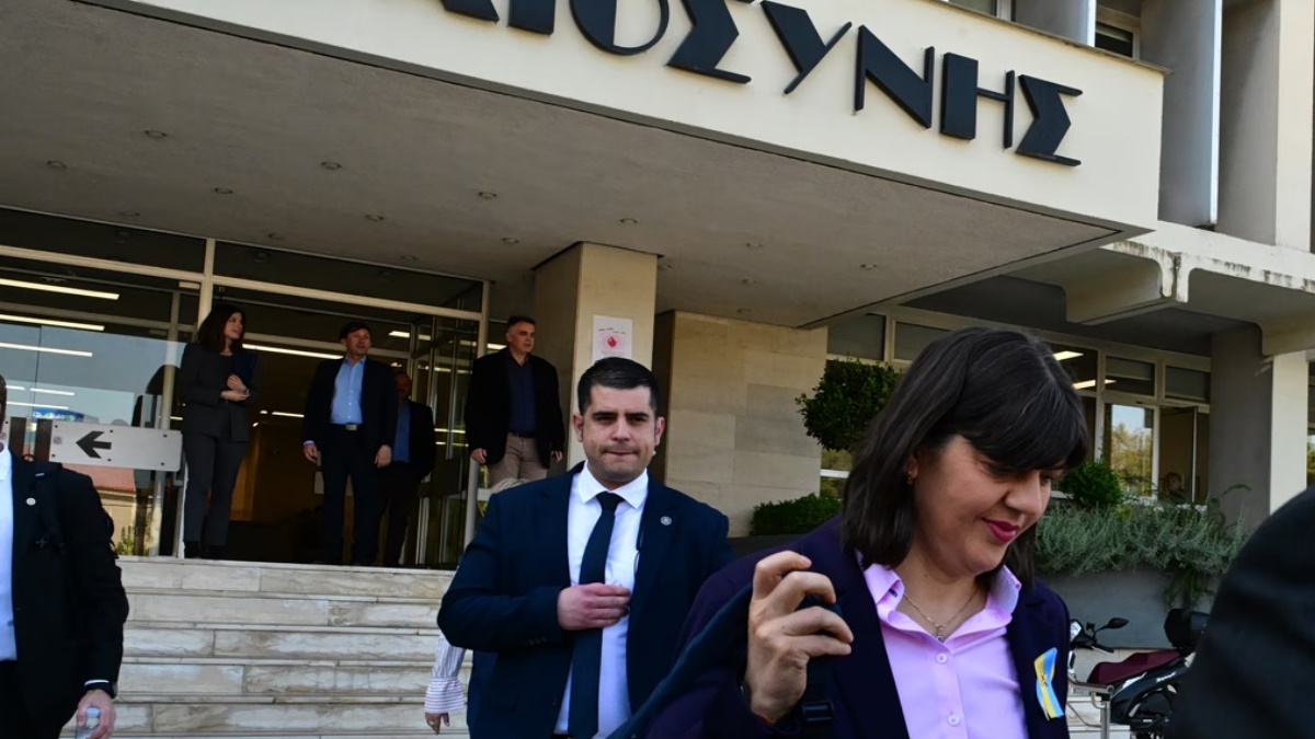 Η Λάουρα Κοβέσι σε δημόσια εμφάνιση σχετικά με την Ευρωπαϊκή Εισαγγελία