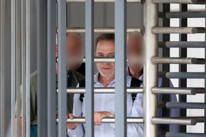 Η δικαστική αίθουσα όπου ξεκίνησε η δίκη του Δημήτρη Λιγνάδη στο Μεικτό Ορκωτό Εφετείο της Αθήνας