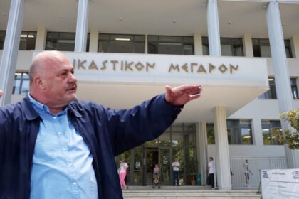 Ο δήμαρχος Βόλου Αχιλλέας Μπέος σε δημόσια εμφάνιση