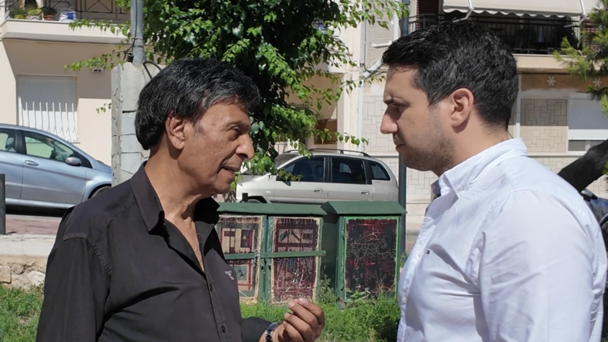 Ο Βασίλης Παϊτέρης σε τηλεοπτική συνέντευξη