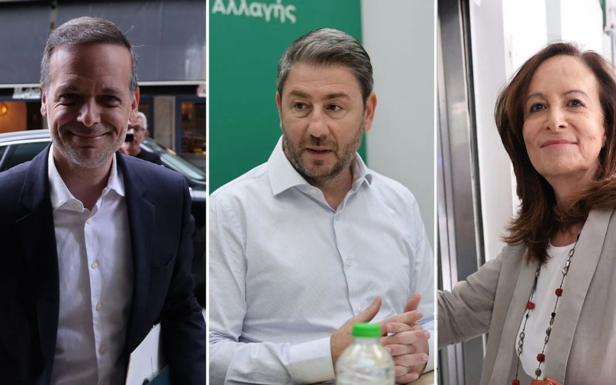 Συνεδρίαση του Πολιτικού Συμβουλίου του ΠΑΣΟΚ με στελέχη του κόμματος