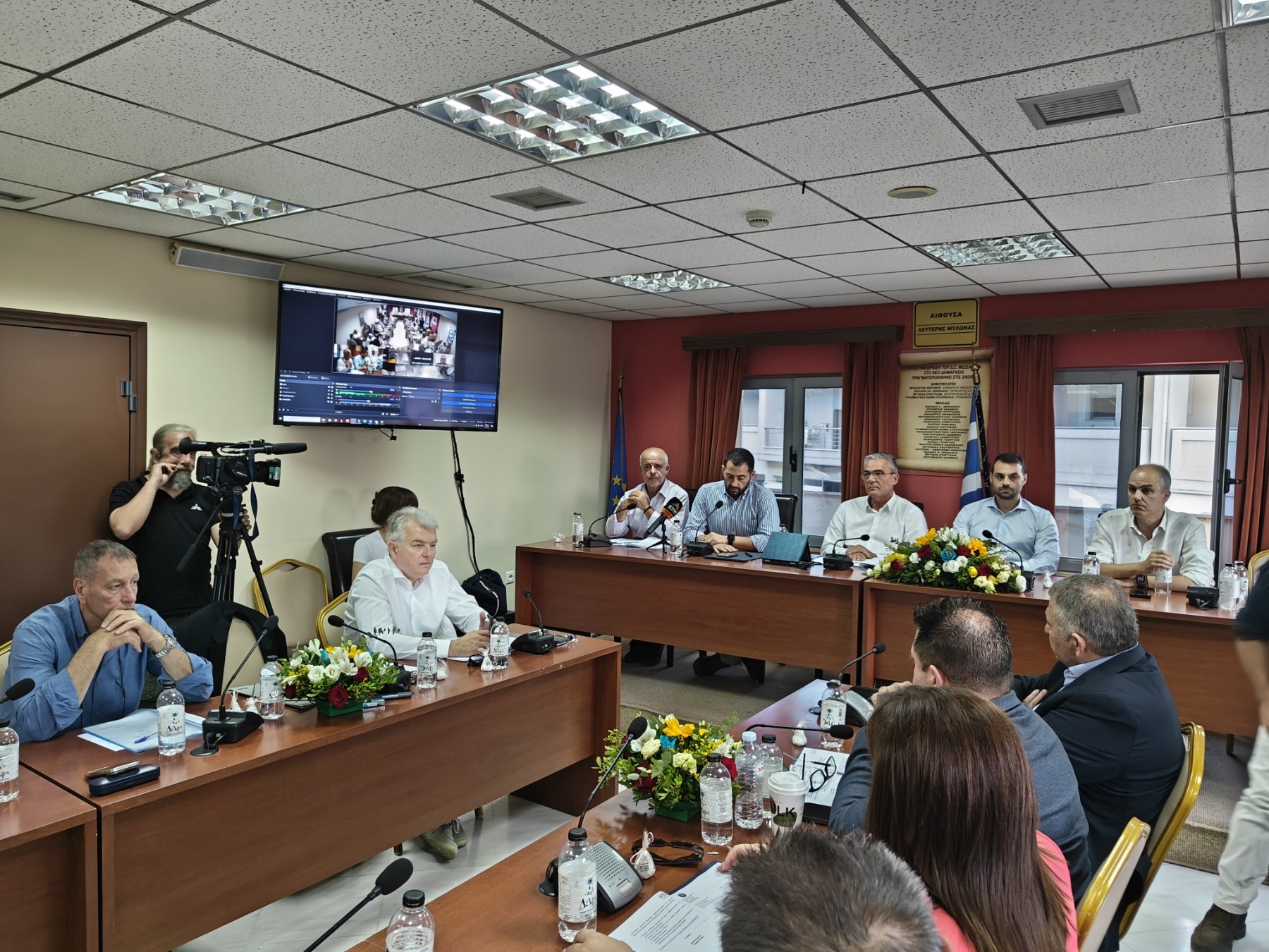 Συνεδρίαση της Π.Ε.Δ. Στερεάς Ελλάδας για την οικονομική ενίσχυση των Δήμων