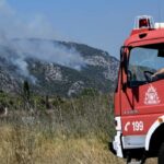 Πυροσβεστικό όχημα σε επιχείρηση για φωτιά