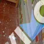 Ζημιές σε κτίριο στην Εύβοια μετά τους σεισμούς και έλεγχος από κλιμάκιο της ΚΤ.ΥΠ. Α.Ε.
