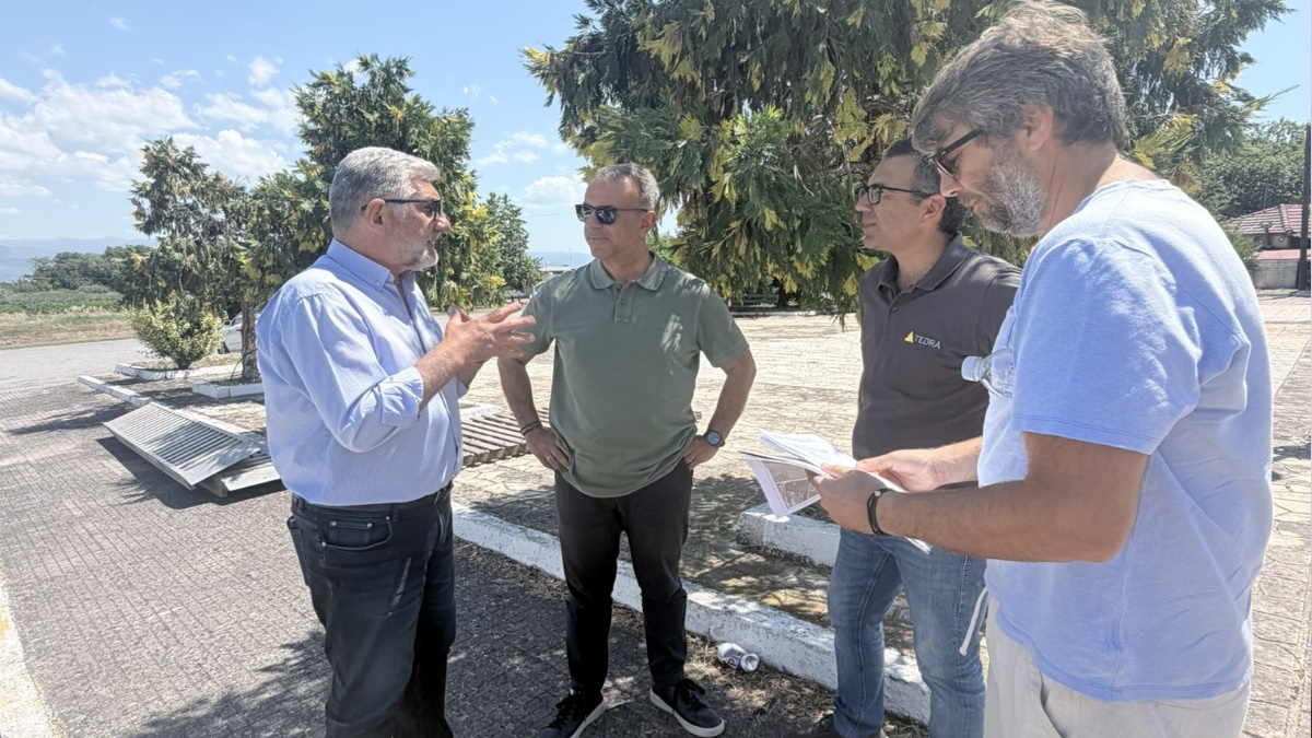 Ο Χρήστος Σταϊκούρας σε έργα σε εξέλιξη στον Δήμο Λαμιέων