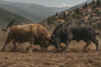 Ταυρομαχία σε βοσκοτόπι στον Τυμφρηστό της Φθιώτιδας με κτηνοτρόφους και δικαστική υπόθεση